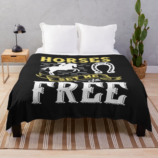 Item preview, horses set me free horse lover gift funny designed and sold by virnmjan.