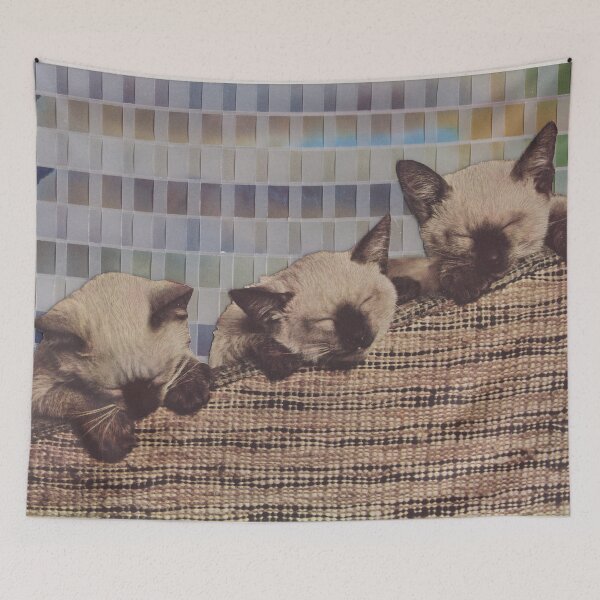 Item preview, three sleeping kittens designed and sold by JudyLeeGG.