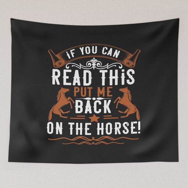 Item preview, if you can read this put me back on the horse designed and sold by virnmjan.