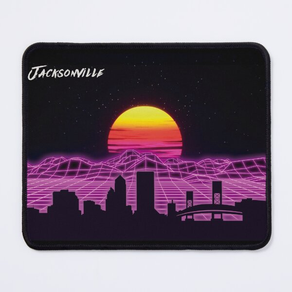 Item preview, Jacksonville Skyline Neon Nights designed and sold by DFerraz.