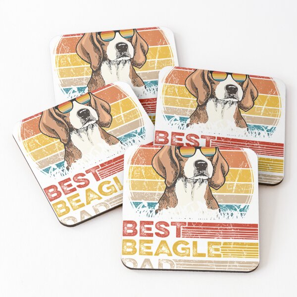 Item preview, Dog Vintage Best Beagle Dad Ever Fathers Day Puppy Dog Dad designed and sold by huetwis.