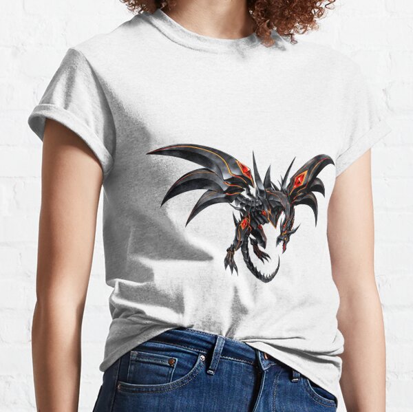 Black and red tribal dragon illustration, Roblox T-shirt Elemental