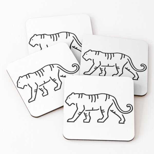 Artikelvorschau, minimalistischer Tiger | entworfen und verkauft von mochipath.