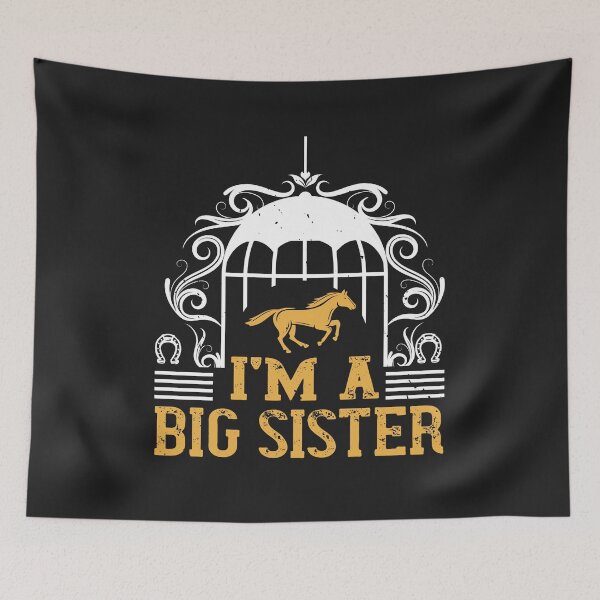 Item preview, I'm a big sister horse lover gift funny designed and sold by virnmjan.