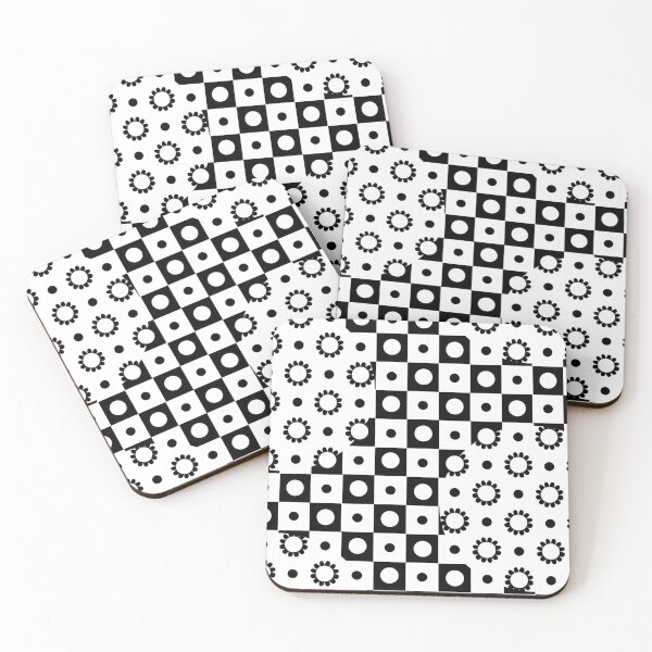 Item preview, VIBRATO; Black/White Op-Art Geometric designed and sold by ZENDYtechSTYLE.