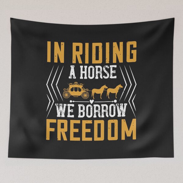Item preview, In riding a horse, we borrow freedom designed and sold by virnmjan.