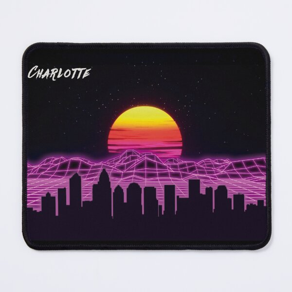 Item preview, Charlotte Skyline Neon Nights designed and sold by DFerraz.