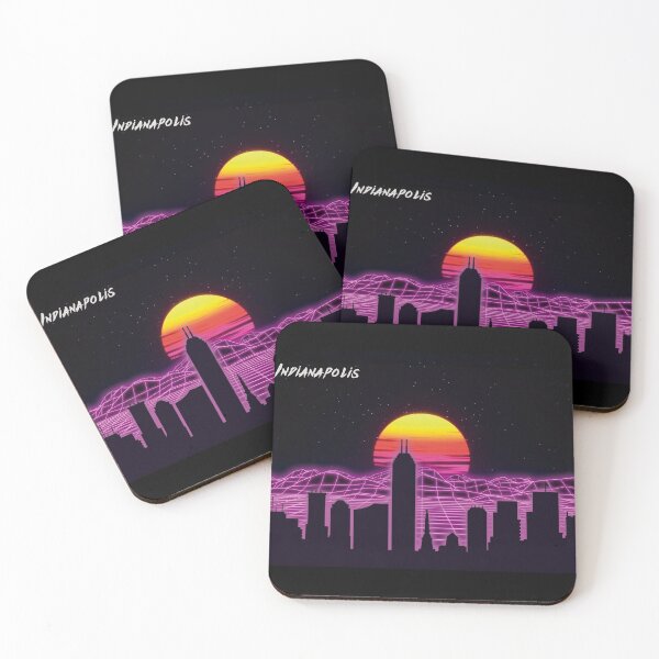 Item preview, Indianapolis Skyline Neon Nights designed and sold by DFerraz.