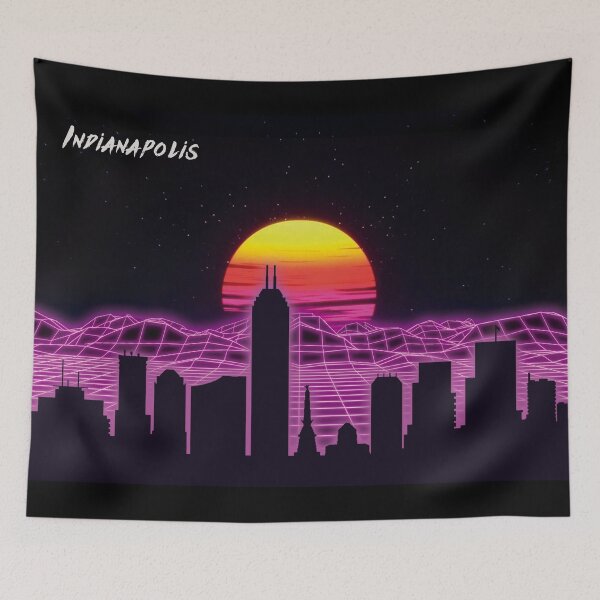 Item preview, Indianapolis Skyline Neon Nights designed and sold by DFerraz.