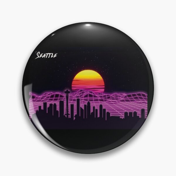 Item preview, Seattle Skyline Neon Nights designed and sold by DFerraz.