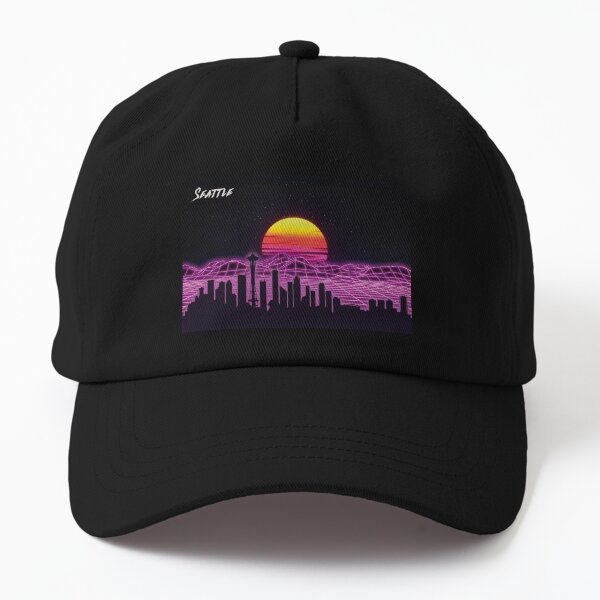 Seattle Skyline Neon Nights Dad Hat