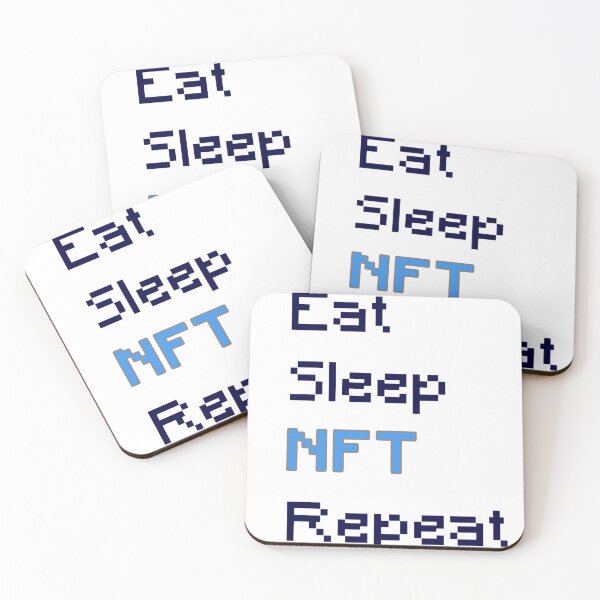 Item preview, Eat sleep nft repeat designed and sold by vyascreations.