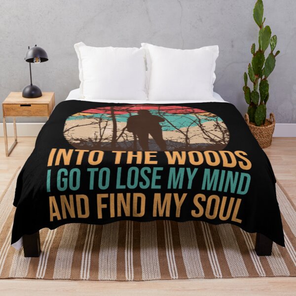 Item preview, Into The Woods I Go To Lose My Mind and Find My Soul Hiking designed and sold by nvuot24.