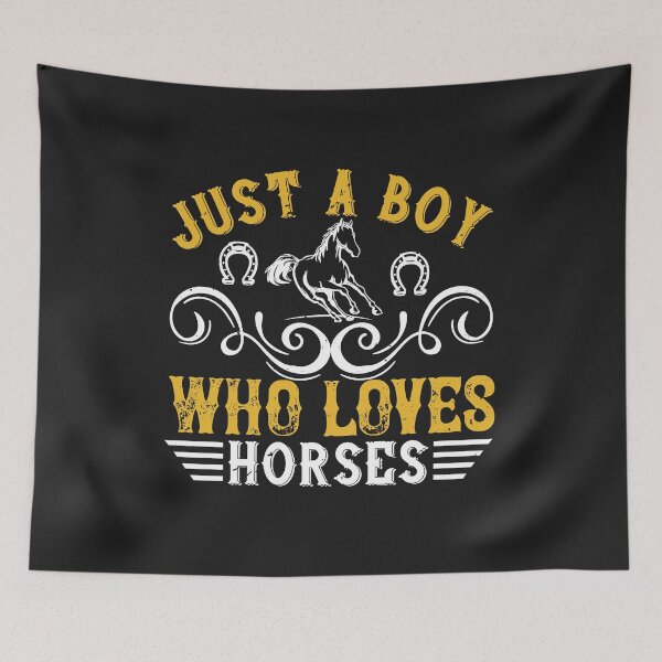 Item preview, just a boy who loves horses love horse gift designed and sold by virnmjan.