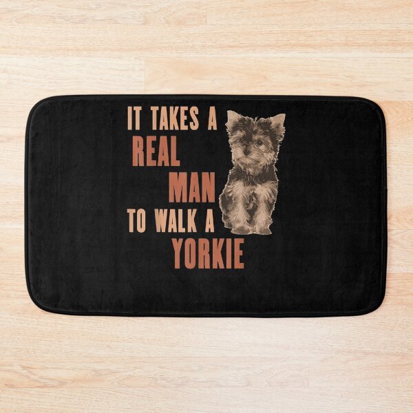 Item preview, It Takes A REAL MAN To Walk A Yorkie Funny Dog Lover designed and sold by nvuot24.