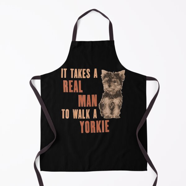 Item preview, It Takes A REAL MAN To Walk A Yorkie Funny Dog Lover designed and sold by nvuot24.