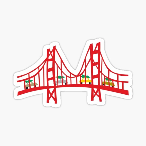 Golden Gate Bridge Sticker