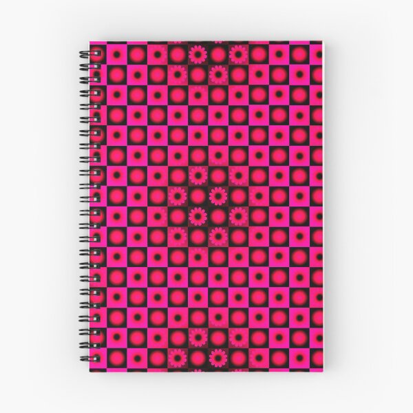 Artikelvorschau, GAMMA; Schwarz/Fuchsia Op-Art Geometrisch entworfen und verkauft von ZENDYtechSTYLE.