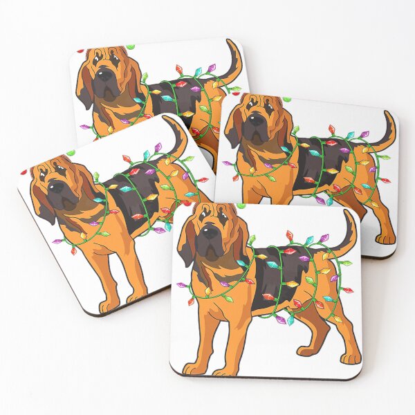Item preview, Bloodhound Dog Lighting Reindeer Hat Bloodhound Christmas designed and sold by ingteusc.