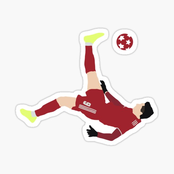 Robert Lewandowski Fahrradkick Sticker
