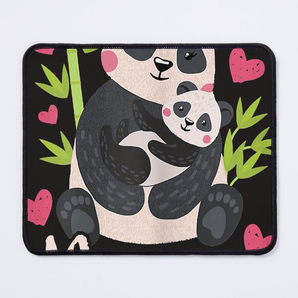 Item preview, Womens Cute Mama Panda With Baby Panda T-Shirt designed and sold by DavidFulk.