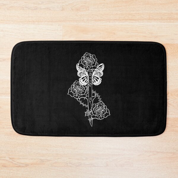 Item preview, Tattoo Knife Roses Butterfly Grunge Aesthetic Goth designed and sold by FalkDania.