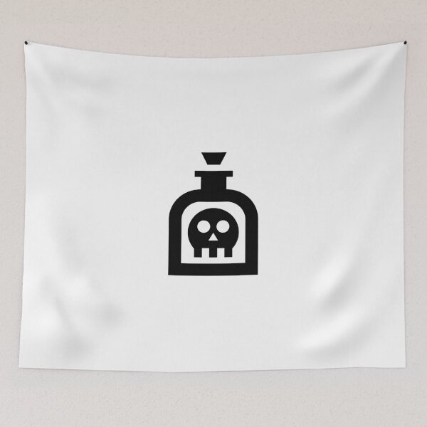 Item preview, MDI bottle-tonic-skull-outline designed and sold by GnarlyFurtardo.
