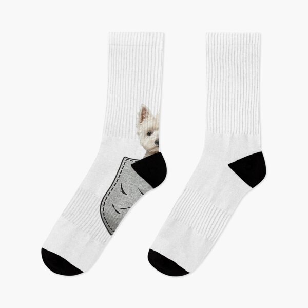 Item preview, Cute Westie White Highland Terrier Pocket for Dog Owners designed and sold by huetwis.