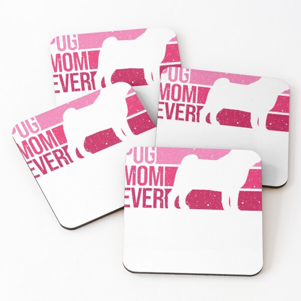 Item preview, Cute Pug Art For Mom Women Breed Pet Dog Puppy Pug Lovers designed and sold by huetwis.
