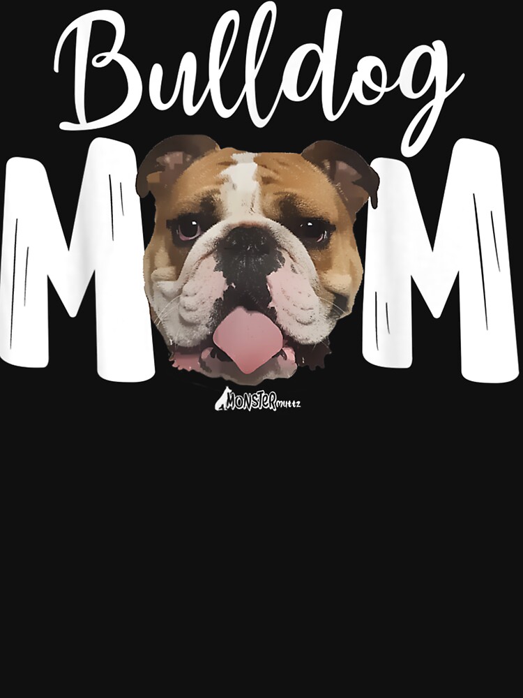 Cute English Bulldog Mom Top, Funny Dog Walking For Women