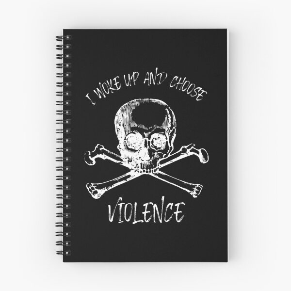 Item preview, I Woke Up and Chose Violence (Skull Design) designed and sold by SacredsDesigns.