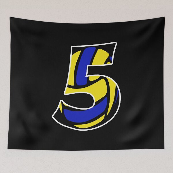 Item preview, Men's Volleyball Player Number 5 Gift designed and sold by RomualdGR.