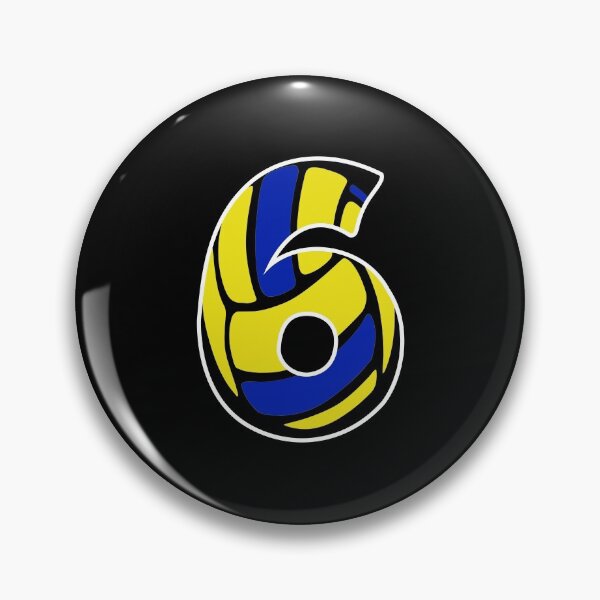 Item preview, Men's Volleyball Player Gift Number 6 designed and sold by RomualdGR.