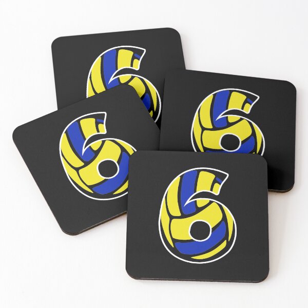 Item preview, Men's Volleyball Player Gift Number 6 designed and sold by RomualdGR.