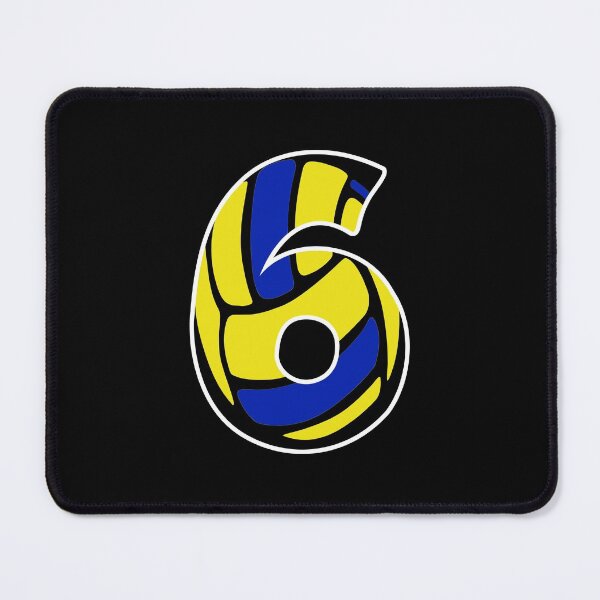 Item preview, Men's Volleyball Player Gift Number 6 designed and sold by RomualdGR.