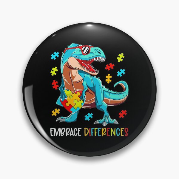 Item preview, Embrace Differences Autism Mama Saurus Autism fighter designed and sold by SeanDoke.