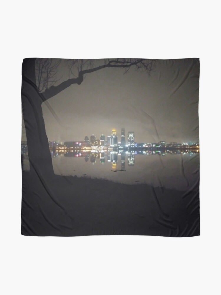 By the River - Louisville Skyline Scarf for Sale by MangoFaceDesign