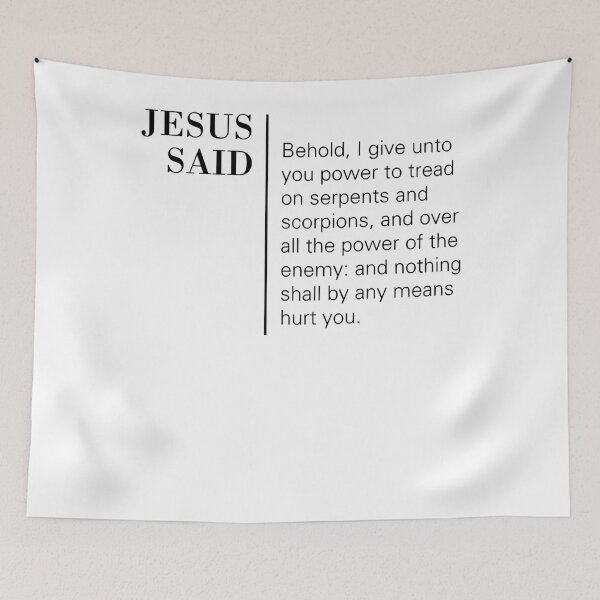 Item preview, Jesus Said Luke 1019 designed and sold by PhillipLBrandt1.
