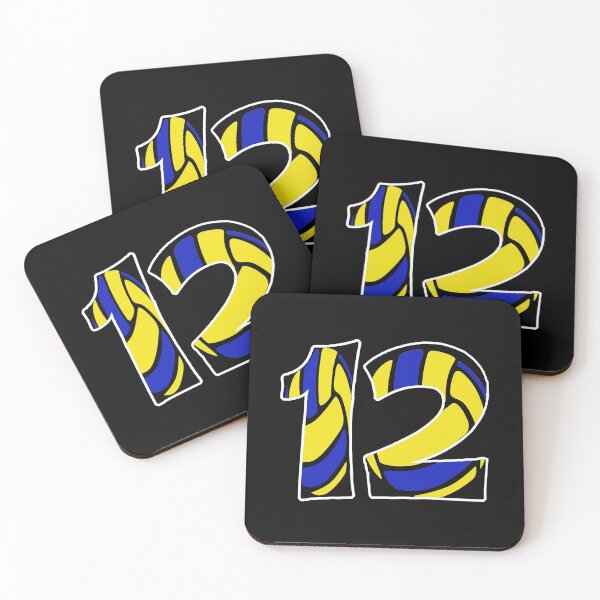 Item preview, Gift for man volleyball player number 12 designed and sold by RomualdGR.