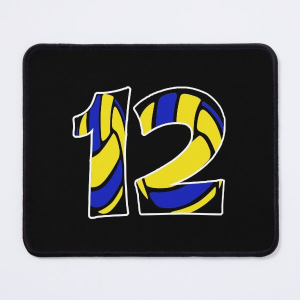 Item preview, Gift for man volleyball player number 12 designed and sold by RomualdGR.