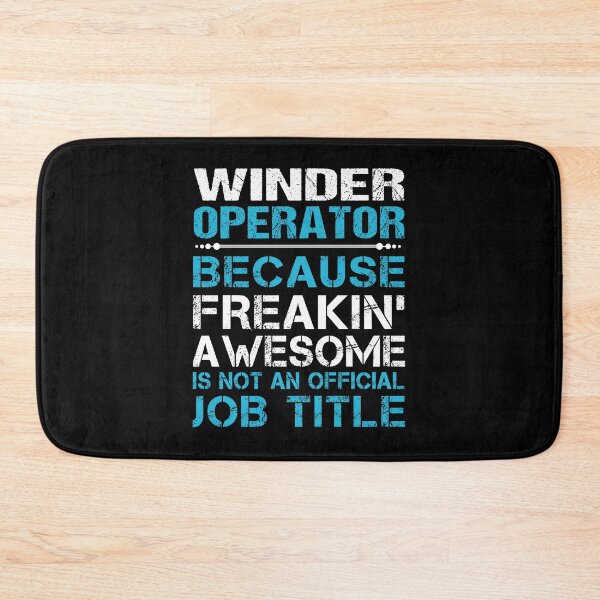 Item preview, Winder Operator T Shirt - Freaking Awesome Job Gift Item Tee designed and sold by oetate4774.