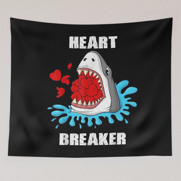 Item preview, Valentines Day Shark Heart Breaker Funny Boys Kids T-Shirt designed and sold by Acton-Maran.