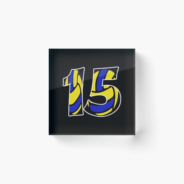 Item preview, Gift for man volleyball player number 15 designed and sold by RomualdGR.