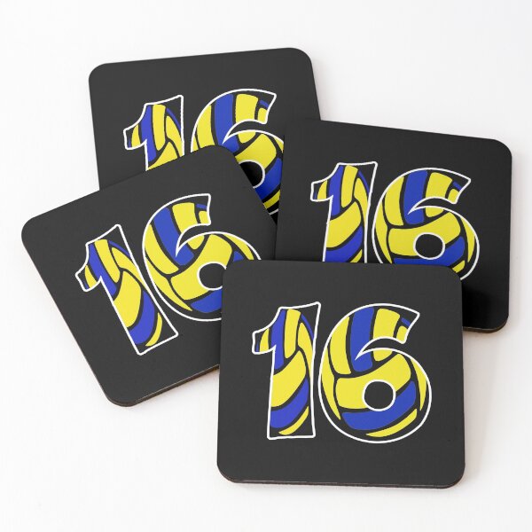 Item preview, Gift for man volleyball player number 16 designed and sold by RomualdGR.