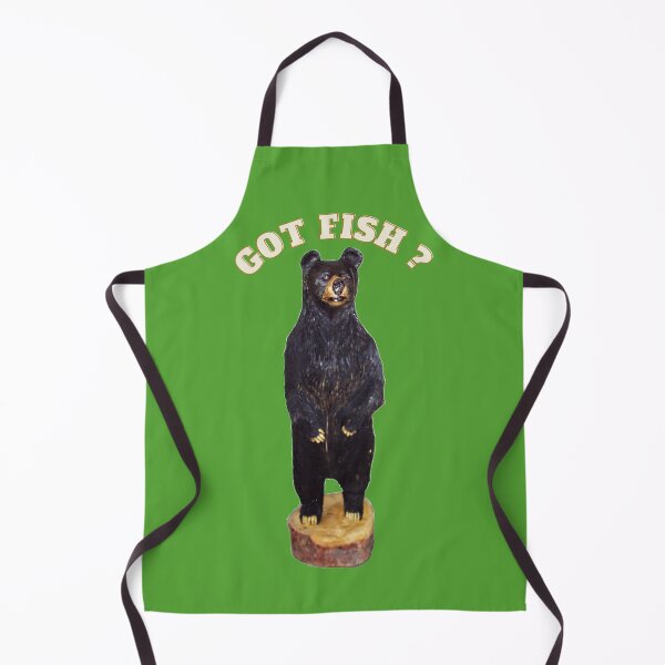 Item preview, got fish carved standing black bear designed and sold by schmerkers.
