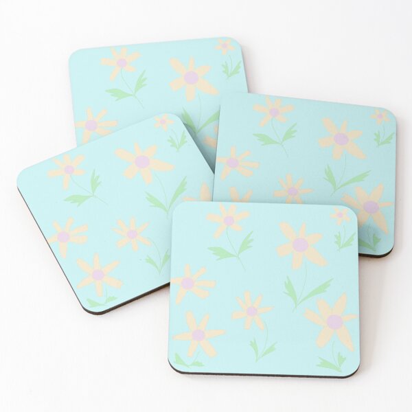 Item preview, Garden inspired, flowers, daisies, happy, blue sky, creamy colors, nature and unicorns, original design  designed and sold by Freedomworx.