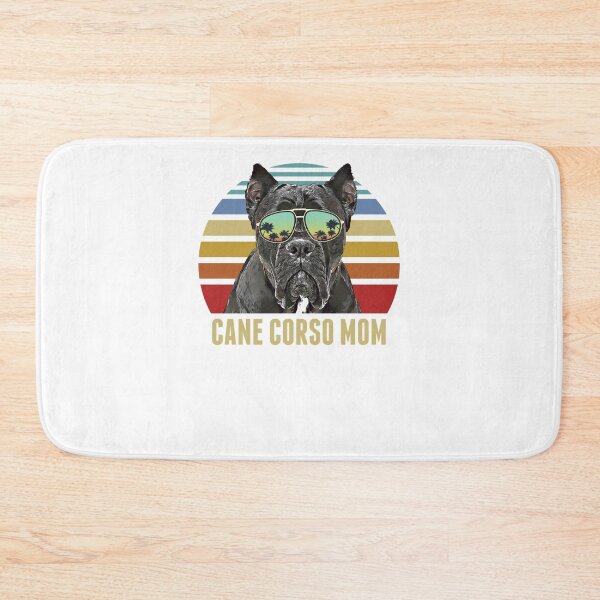 Item preview, Cane Corso Best Dog Mom Ever Retro Sunset Beach Vibe Pullover Hoodie designed and sold by ingteusc.