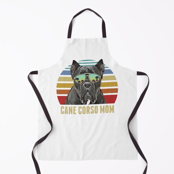 Item preview, Cane Corso Best Dog Mom Ever Retro Sunset Beach Vibe Pullover Hoodie designed and sold by ingteusc.