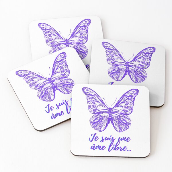 Item preview, I am a free soul- popular french words quotes theme gifts (purple) designed and sold by RebelliousRosee.