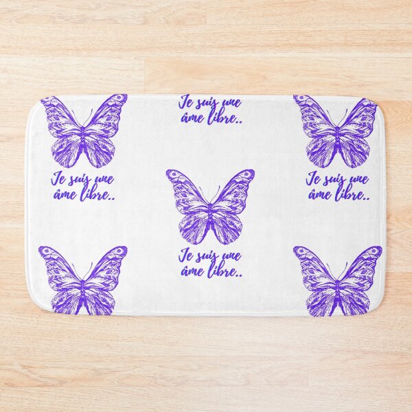 Item preview, I am a free soul- popular french words quotes theme gifts (purple) designed and sold by RebelliousRosee.